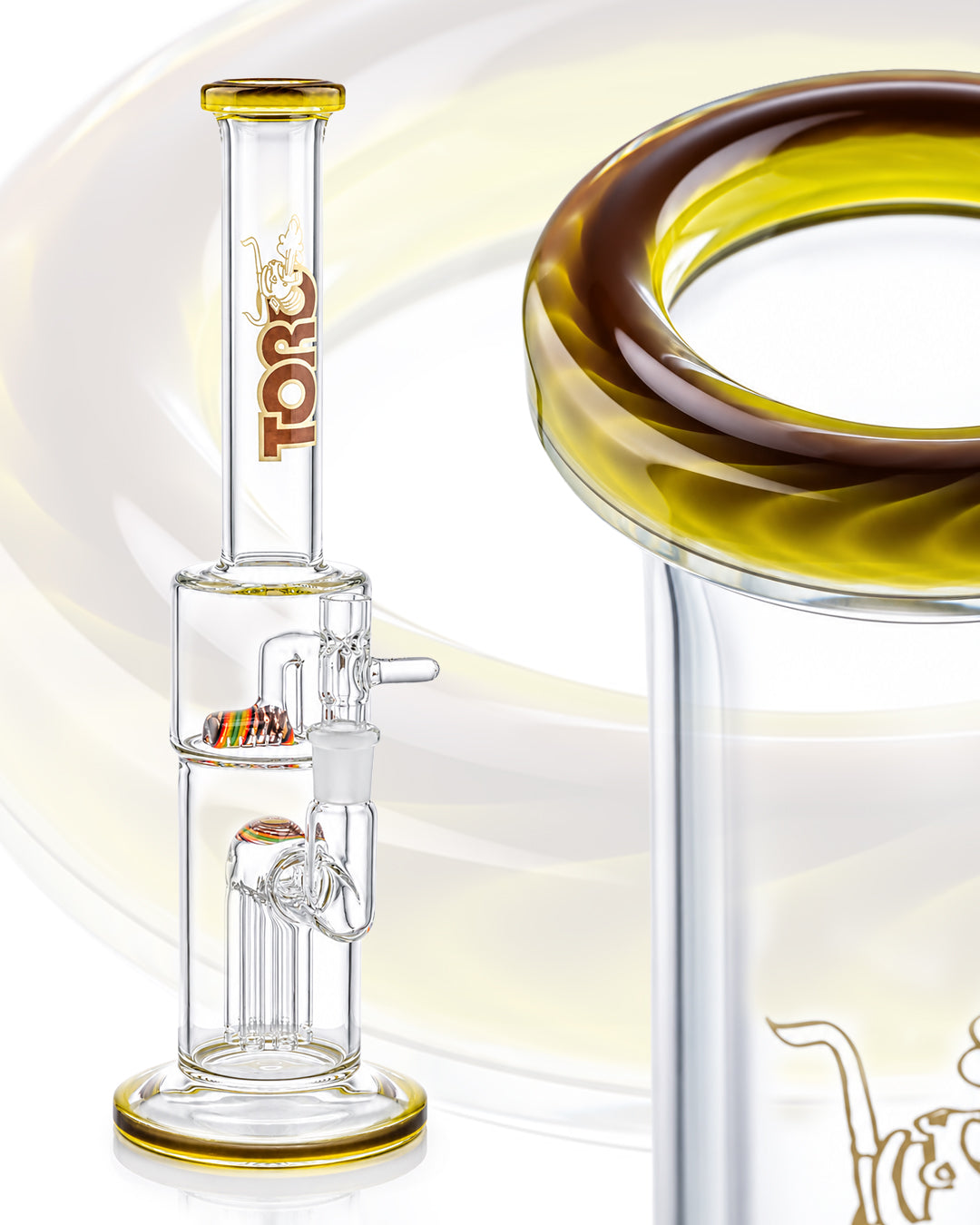 7 Arm Hex Mini - Amber Rasta