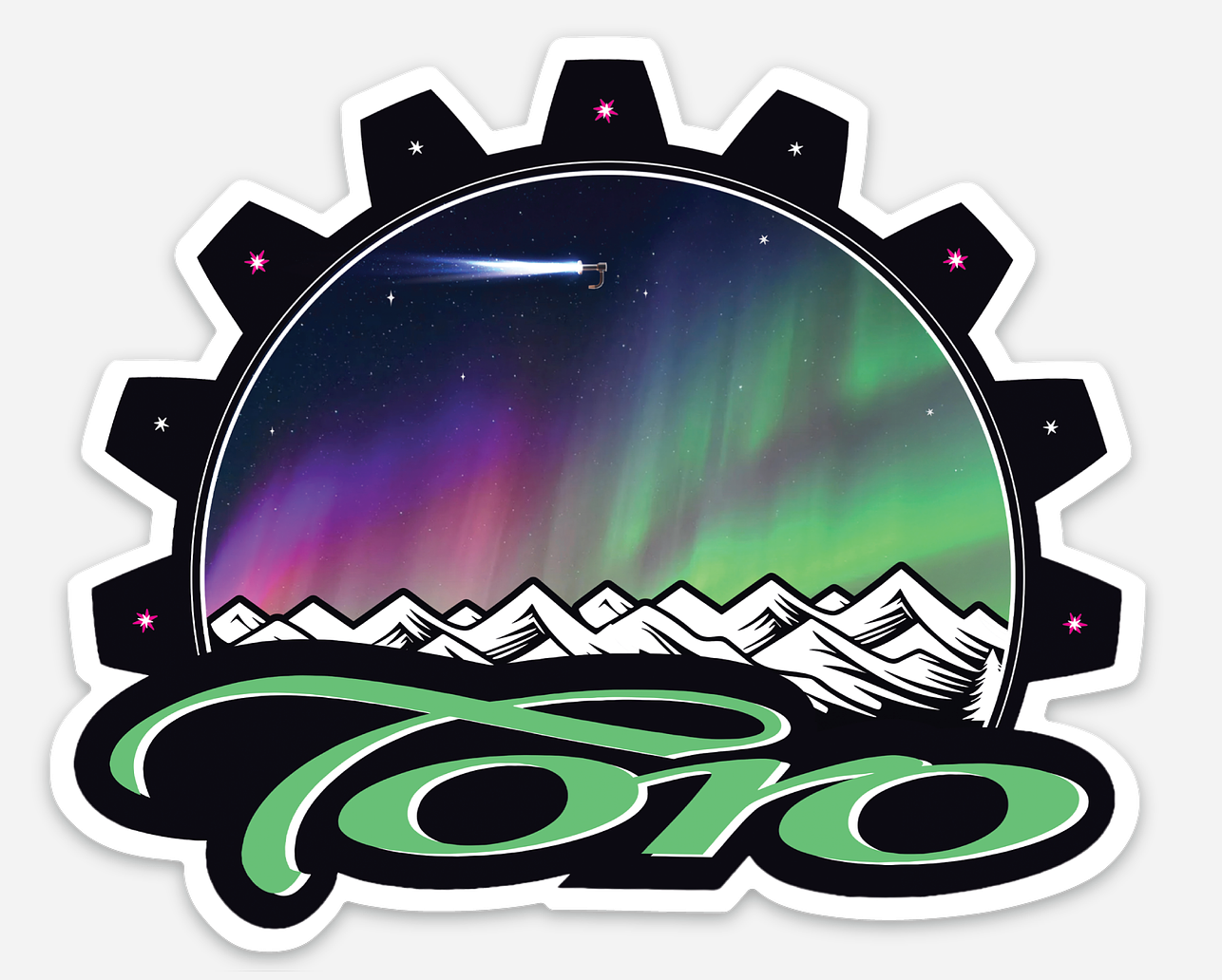 Aurora Holiday Sticker Pack 2025