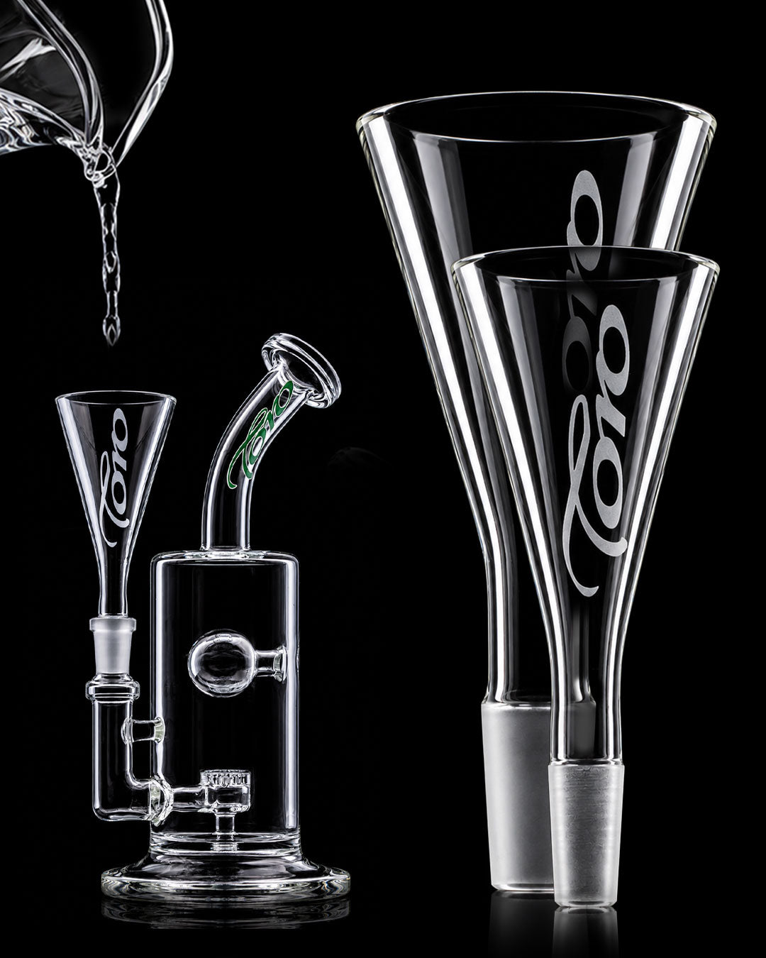 Toro Glass Funnels