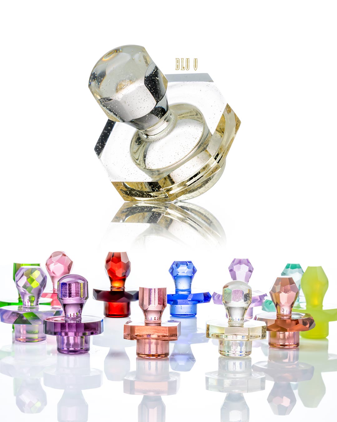 Color Faceted Slurper Caps