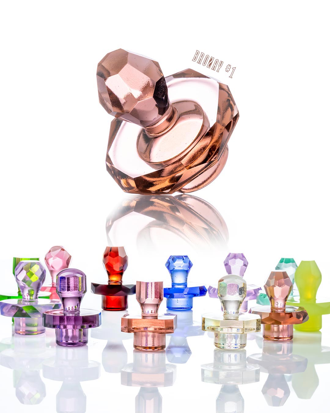 Color Faceted Slurper Caps