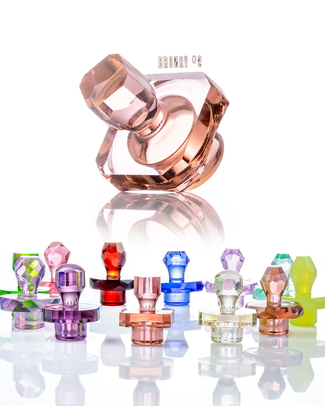 Color Faceted Slurper Caps