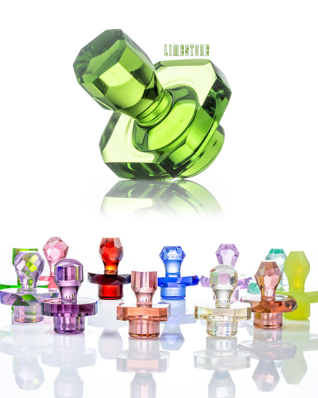 Color Faceted Slurper Caps