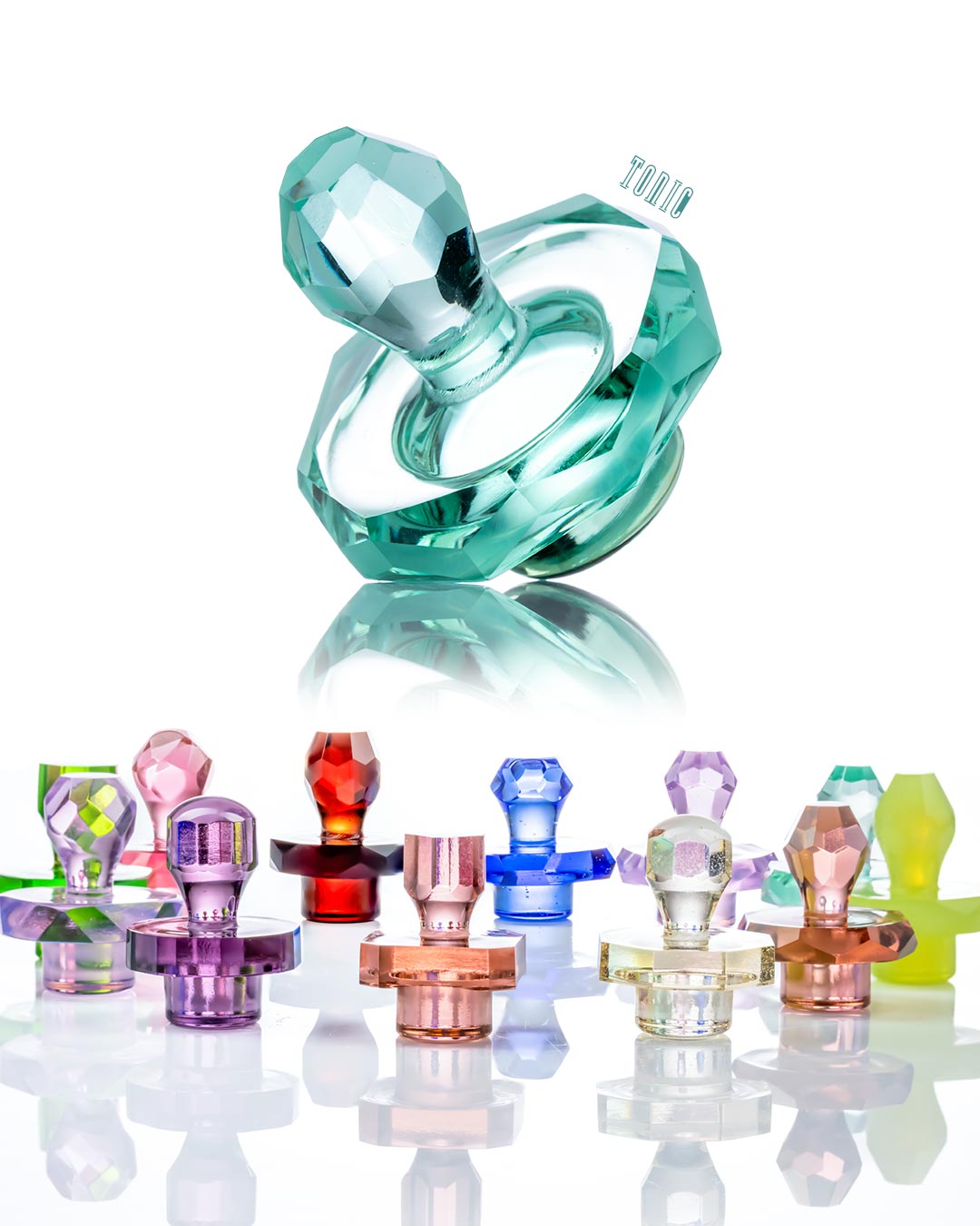 Color Faceted Slurper Caps