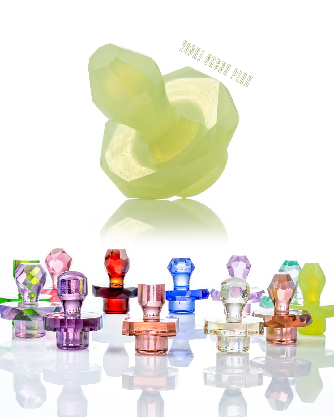 Color Faceted Slurper Caps